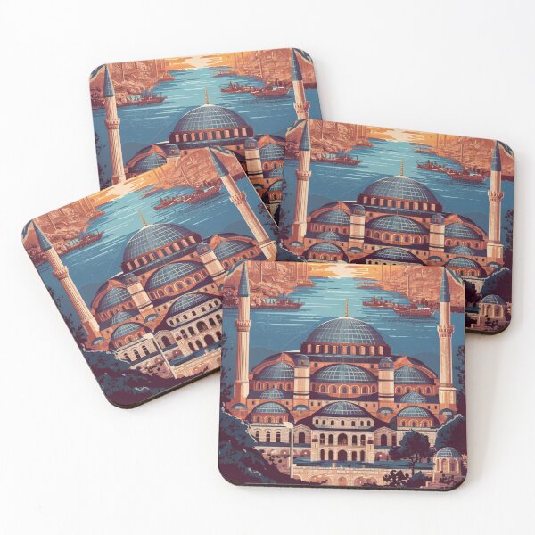Item preview, Istanbul Vintage Travel Poster designed and sold by TravelerRat.