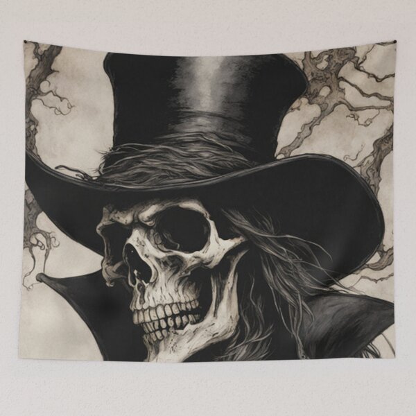Item preview, Vintage Grim Reaper  Art designed and sold by TheDarkWardrobe.