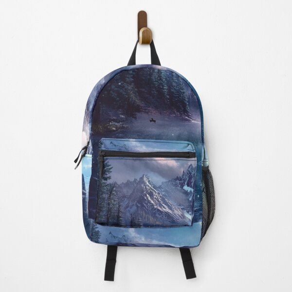 Item preview, Lake And Mountains Landscape designed and sold by NicolasGlowArt.
