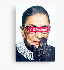 Lámina metálica Notorious RBG - I Dissent