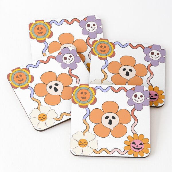 Item preview, Halloween Floral Collection with a Groovy Twist designed and sold by USAGoat.