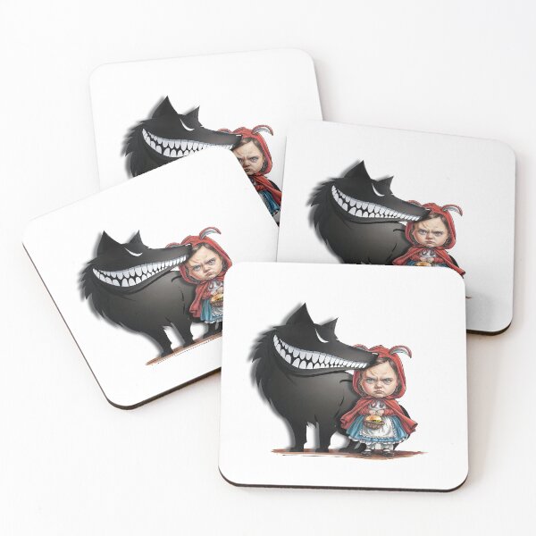 Item preview, Little Girl and the Friendly Wolf designed and sold by NickTaroDesign.