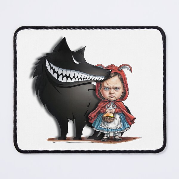 Item preview, Little Girl and the Friendly Wolf designed and sold by NickTaroDesign.