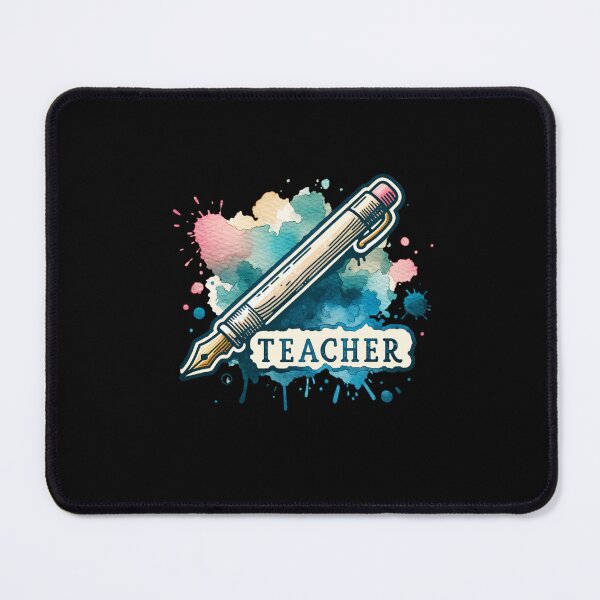 Item preview, Teacher – Elegant Watercolor Pen Design for Educators designed and sold by artedigital99.