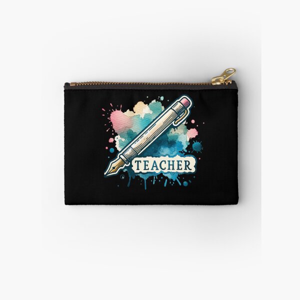 Item preview, Teacher – Elegant Watercolor Pen Design for Educators designed and sold by artedigital99.