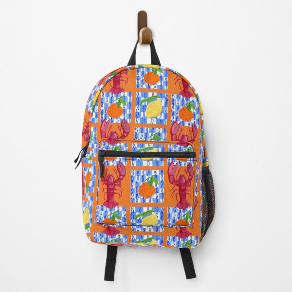 Item preview, Lobster and Orange Citrus Pattern by Jemma Jamie Skidmore | Coastal Kitchen Design designed and sold by Jemma Jamie Skidmore.