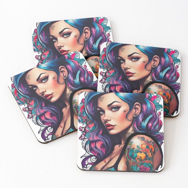 Item preview, Tattoo Pinup Girl  designed and sold by MatrixTattoo.