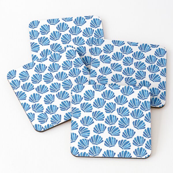 Item preview, Watercolor seashells pattern designed and sold by ElizabethCoelho.