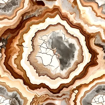 Artwork thumbnail, Rustic Geode Earth Pattern by BirdsnStuff