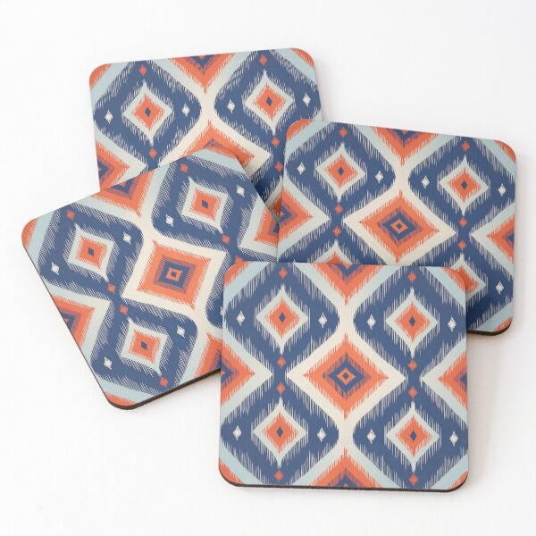 Item preview, A traditional Ikat pattern Design with intricate, hand-drawn motifs and a rich, classic colors. designed and sold by HEMRO.