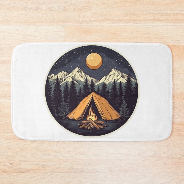 Item preview, Camping and Campfire designed and sold by NicolasGlowArt.