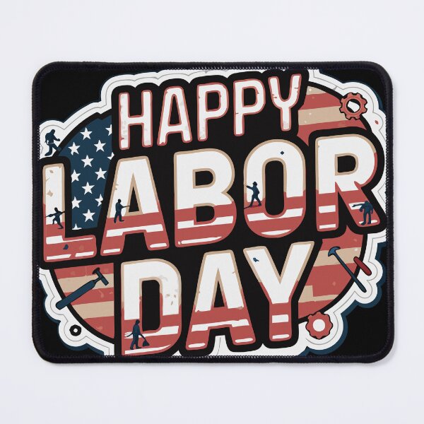 Item preview, Sticker T-Shirt Design Trending: Celebrate Labor Day designed and sold by ForeverPrintsOK.