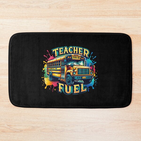 Item preview, "Teacher Fuel – Energizing School Bus Design for Educators" designed and sold by artedigital99.
