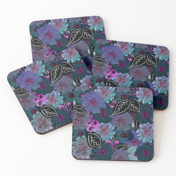 Item preview, Poison Garden Pink designed and sold by WYFolkMama.