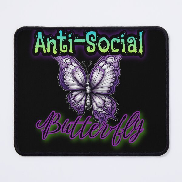 Item preview, Anti social butterfly emo designed and sold by Heaven Welch.