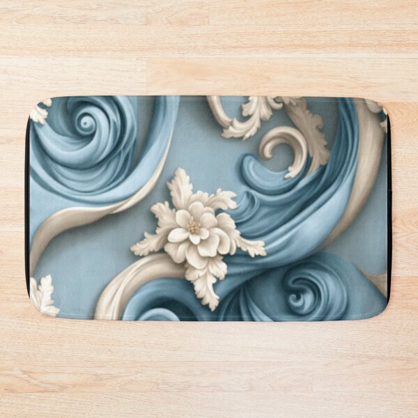 Item preview, Etheral Rococo Swirl Florals designed and sold by BirdsnStuff.