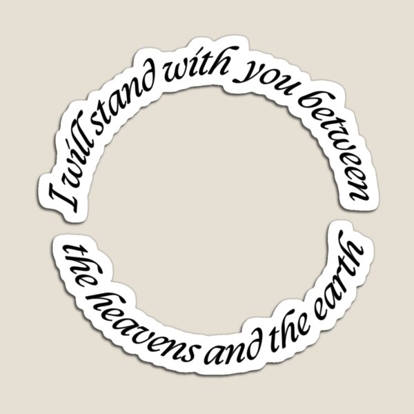 Aperçu de l'œuvre Queen Charlotte Quote Bridgerton | Dark font version, best on light backgrounds | I will stand with you créée et vendue par Haley Agra.