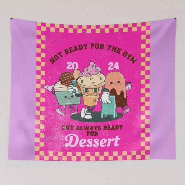 Item preview, Not ready for the gym but always ready for dessert  designed and sold by Syrupulse.