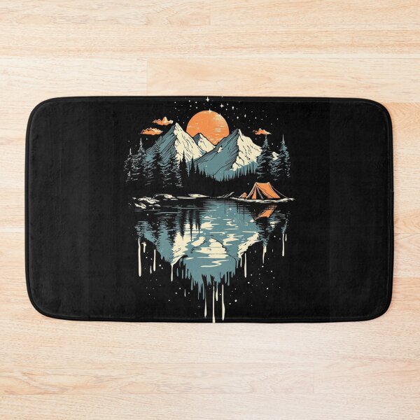 Item preview, Dark Mountains Landscape designed and sold by NicolasGlowArt.