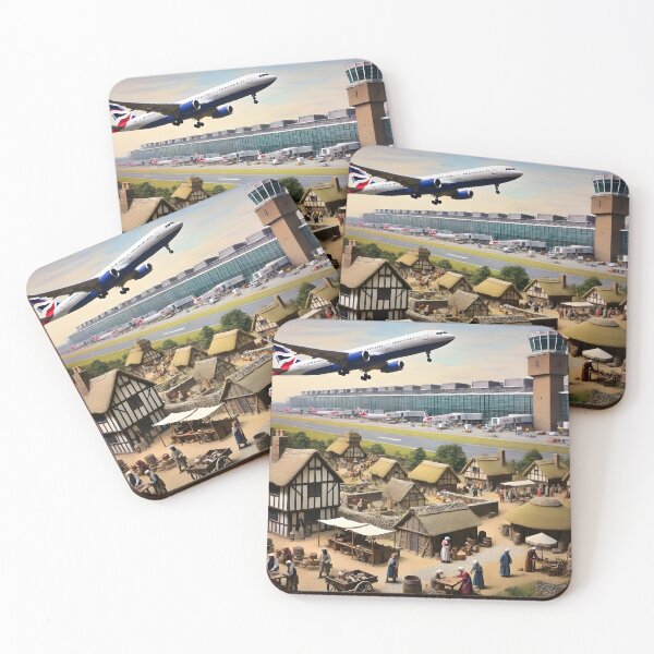 Item preview, Heathrow from the Past designed and sold by InkBubble2024.
