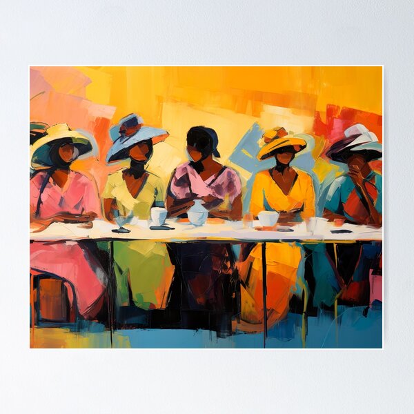 Item preview, Fauvism - Harmonious Gathering designed and sold by KootenayDesigns.