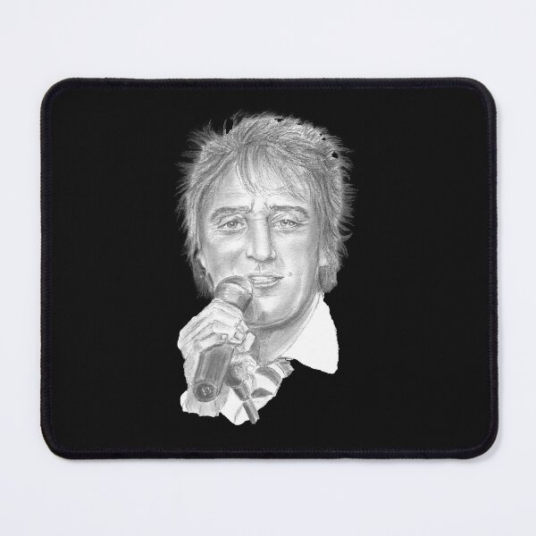 Item preview, Sir Rod Steward pencil drawing designed and sold by Jennifer Morcom.