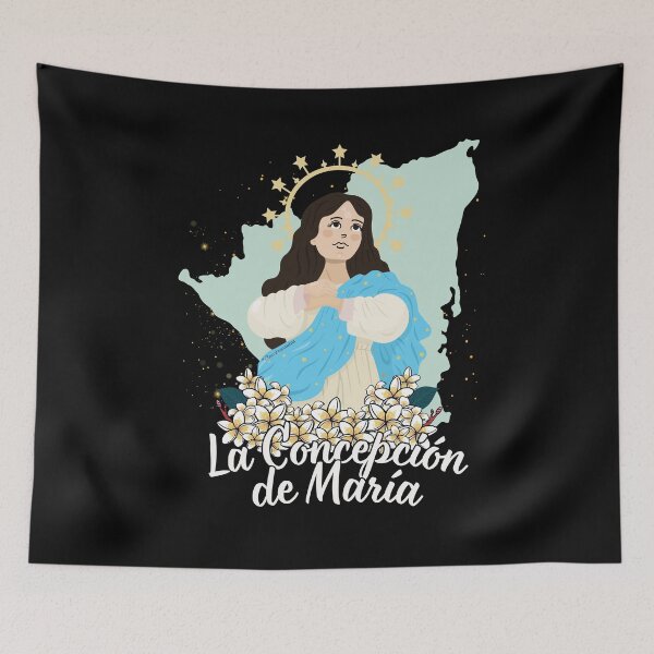 Item preview, Concepcion De Maria With Map Of Nicaragua designed and sold by Claustronautas.