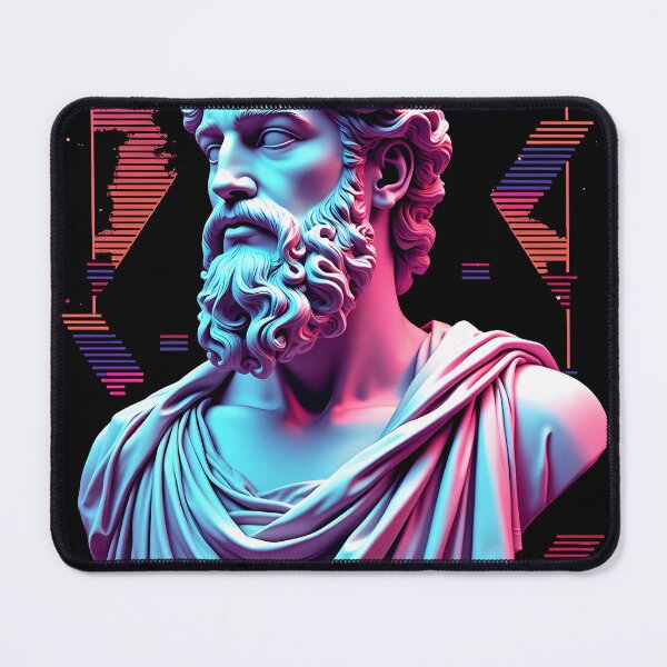 Item preview, Hercules Vaporwave Greek God Statue designed and sold by MythiWear.