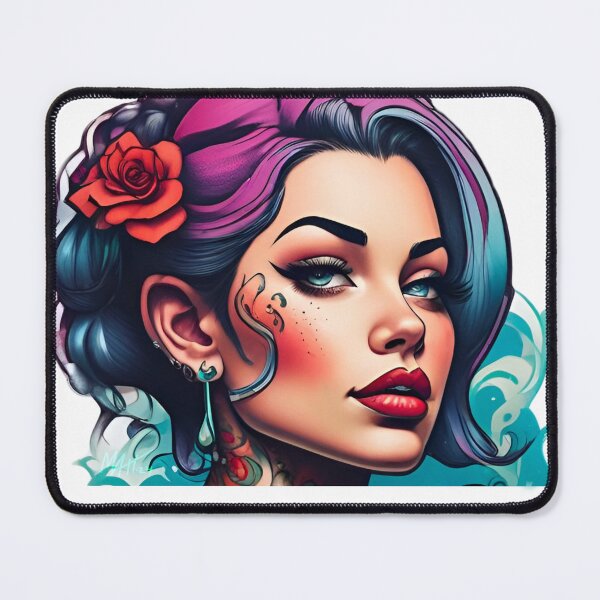 Item preview, Tattoo Pinup Girl designed and sold by MatrixTattoo.