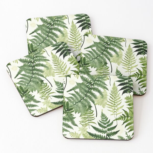 Item preview, Green Botanical Imprint Pattern designed and sold by BirdsnStuff.