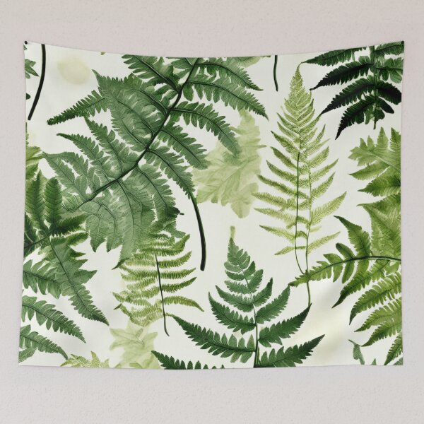 Item preview, Green Botanical Imprint Pattern designed and sold by BirdsnStuff.