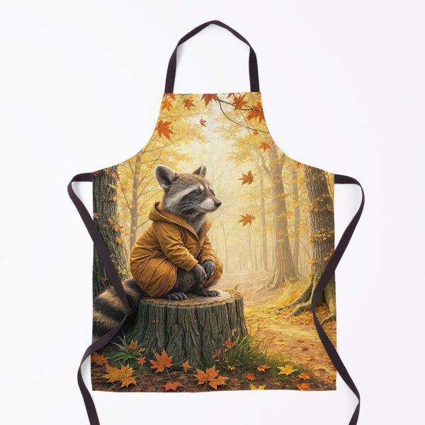Item preview, Autumn Raccoon designed and sold by Maria Dryfhout.