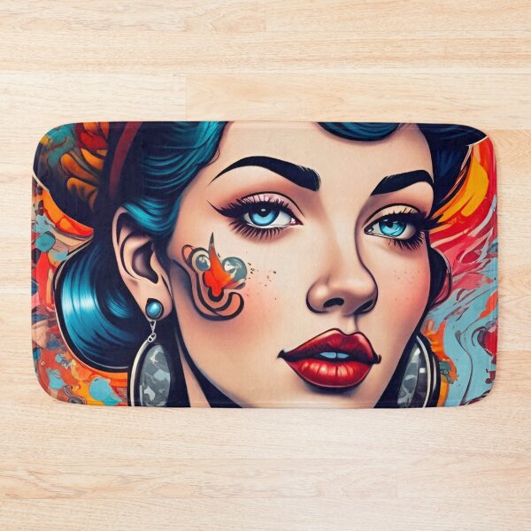 Item preview, Tattoo Pinup Girl  designed and sold by MatrixTattoo.