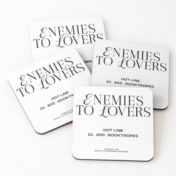 Item preview, Enemies to lovers romance book trope designed and sold by Lashmit Alcalá.