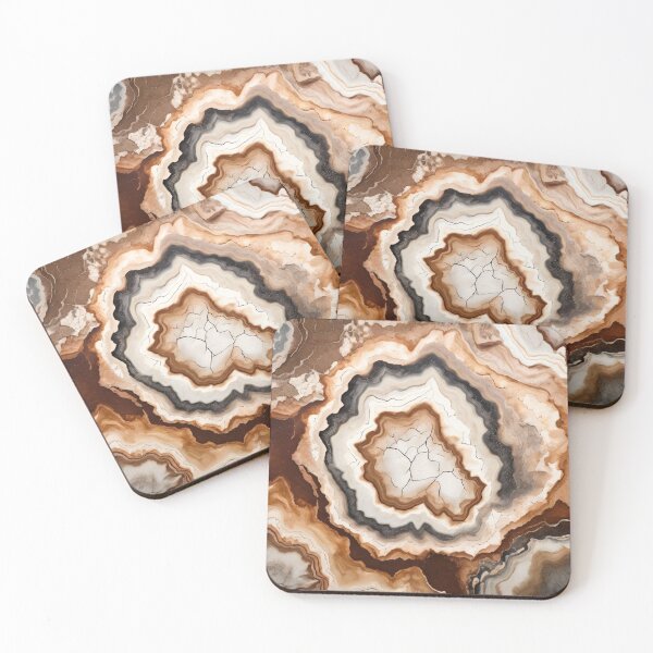 Item preview, Rustic Earth Geode Pattern designed and sold by BirdsnStuff.