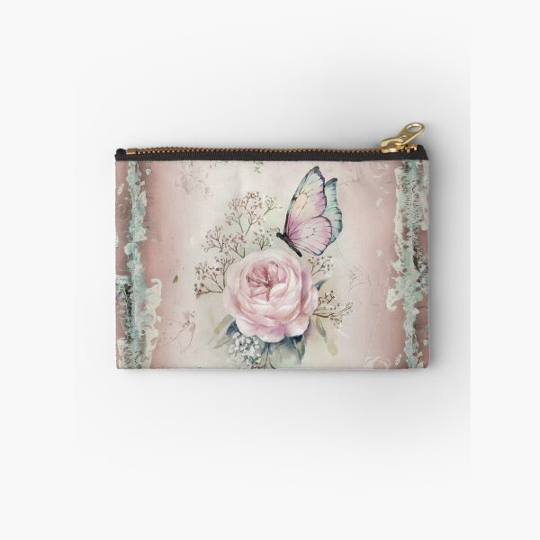 Item preview, Cabbage Rose and Butterfly Vintage Beauty designed and sold by SloganExpress.
