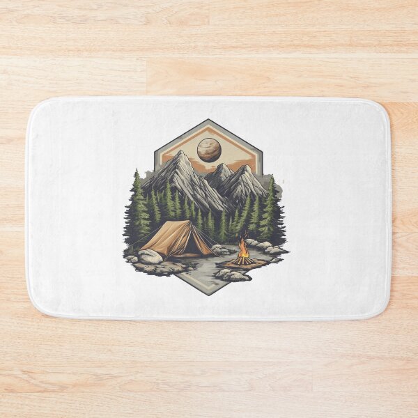 Item preview, Outdoor Camping Design designed and sold by NicolasGlowArt.