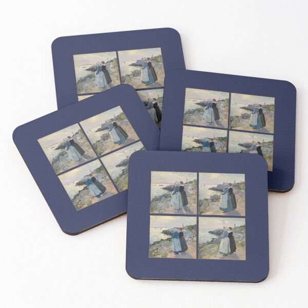 Item preview, Two Women Chatting by the Sea, St. Thomas" (1856) variation designed and sold by Gentle40Winks.