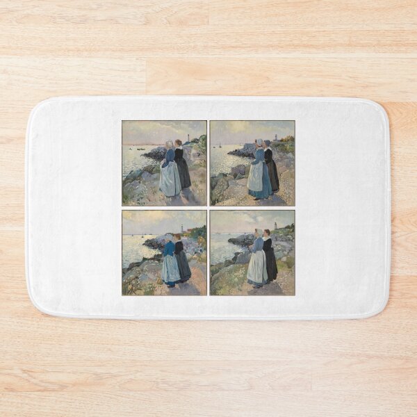 Item preview, Two Women Chatting by the Sea, St. Thomas" (1856) variation designed and sold by Gentle40Winks.