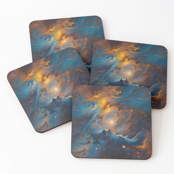 Item preview, Blue and Yellow Cosmic Radiance designed and sold by BirdsnStuff.