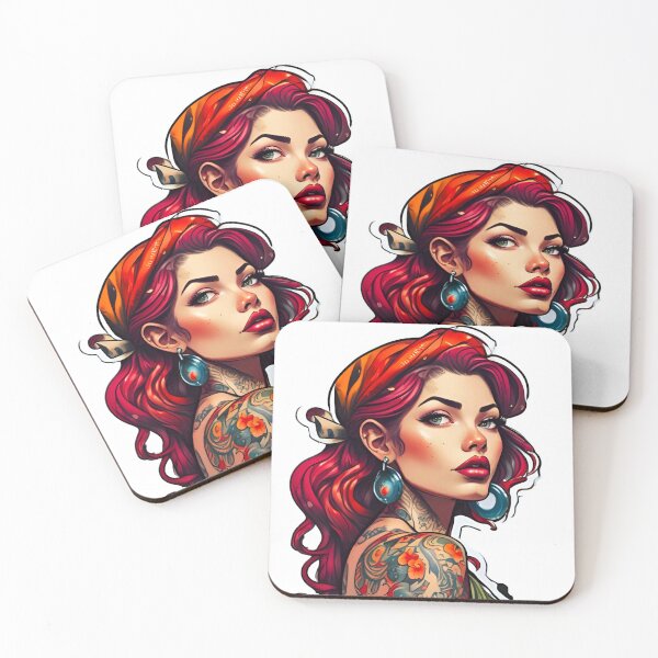 Item preview, Tattoo Pinup Girl  designed and sold by MatrixTattoo.