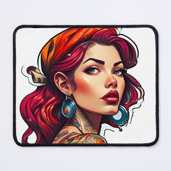 Item preview, Tattoo Pinup Girl designed and sold by MatrixTattoo.