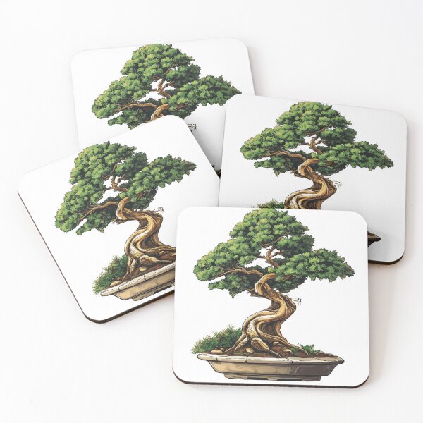Item preview, Beautifull old style bonsai sticker style designed and sold by SmileshareShop.