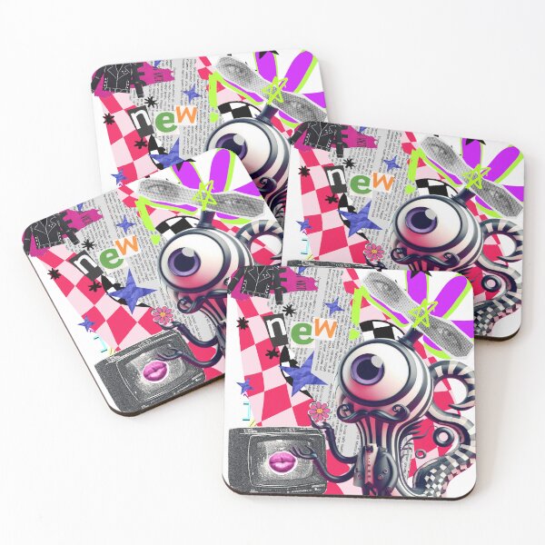 Item preview, Tim Burton-Inspired Art Collage Collection – Punk, Gothic, and Retro Fusion designed and sold by MiszungART.