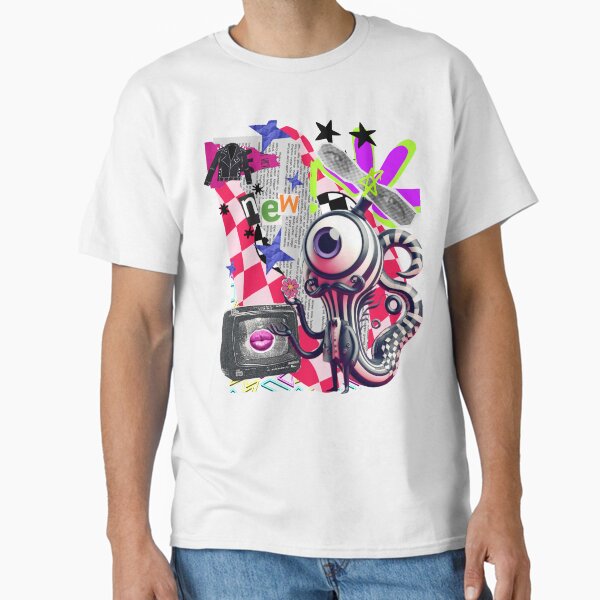 Item preview, Collection de collages d'art inspirés de Tim Burton – Fusion punk, gothique et rétro designed and sold by MiszungART.