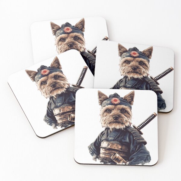 Item preview, Yorkshire Terrier Samurai designed and sold by Etherealnomad.