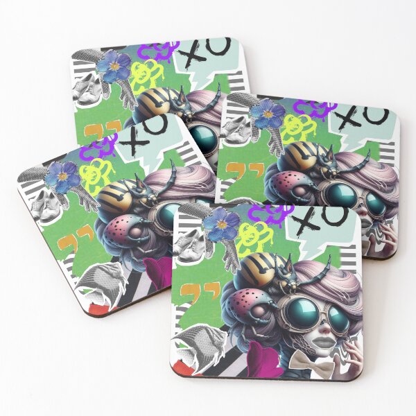 Item preview, Tim Burton-Inspired Art Collage Collection – Punk, Gothic, and Retro Fusion designed and sold by MiszungART.