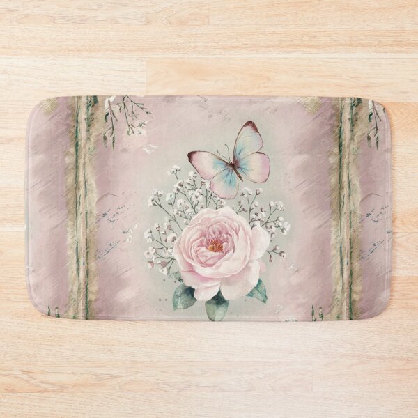 Item preview, Cabbage Rose and Butterfly Vintage Beauty designed and sold by SloganExpress.