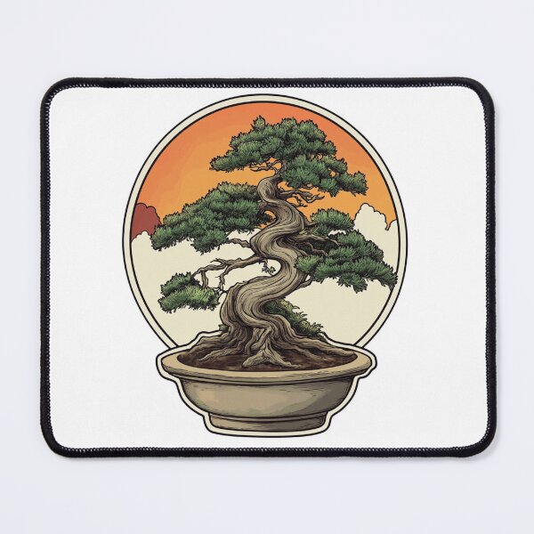 Item preview, Bonsai sunset lover sticker style designed and sold by SmileshareShop.