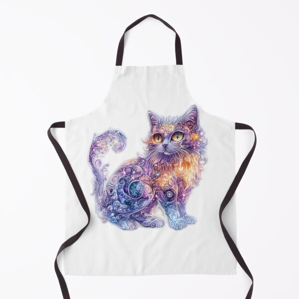 Item preview, Mystical Galaxy Cat Sticker designed and sold by Creet-Design.